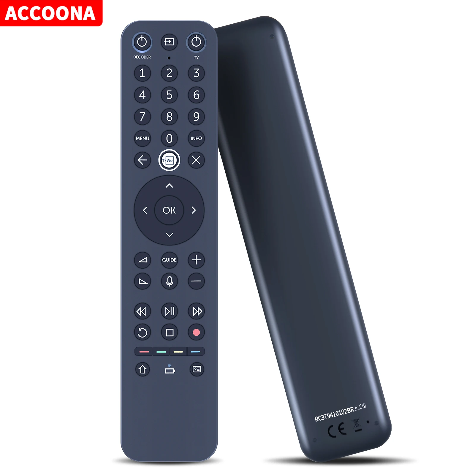 Фото RC3794101/02BR Голосовой аккумуляторный пульт дистанционного управления для Telenor T-We Boks II №1