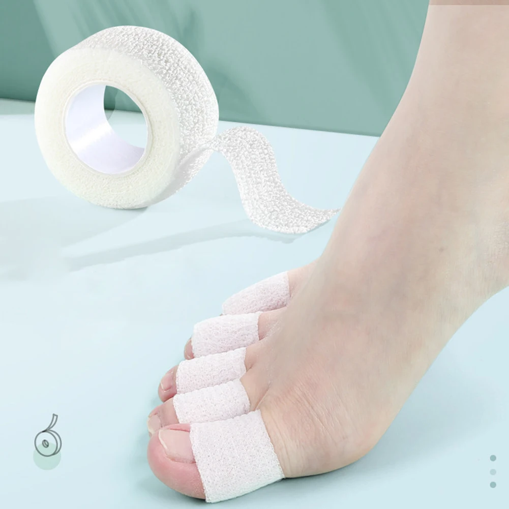 Fabric Toe Finger Straightener Hammer Tape Hallux Valgus Corrector Bandage Pectin Toe Separator Splint Wraps Foot Care Supplies