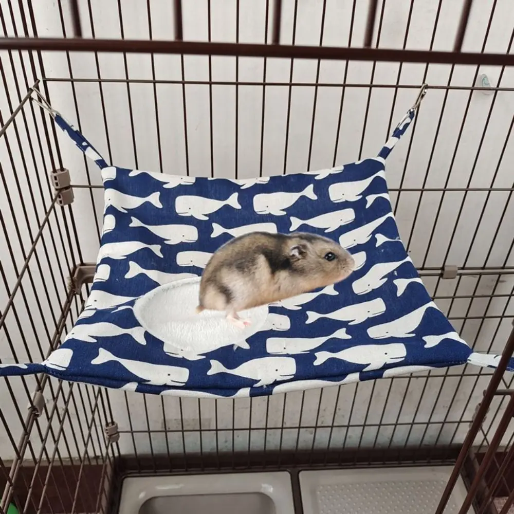 

Comfortable Pet Cage Accessories Soft with Hole Hamster Hammock Guinea Pig Bed Hamster Sleeping Bag Ferret Nests