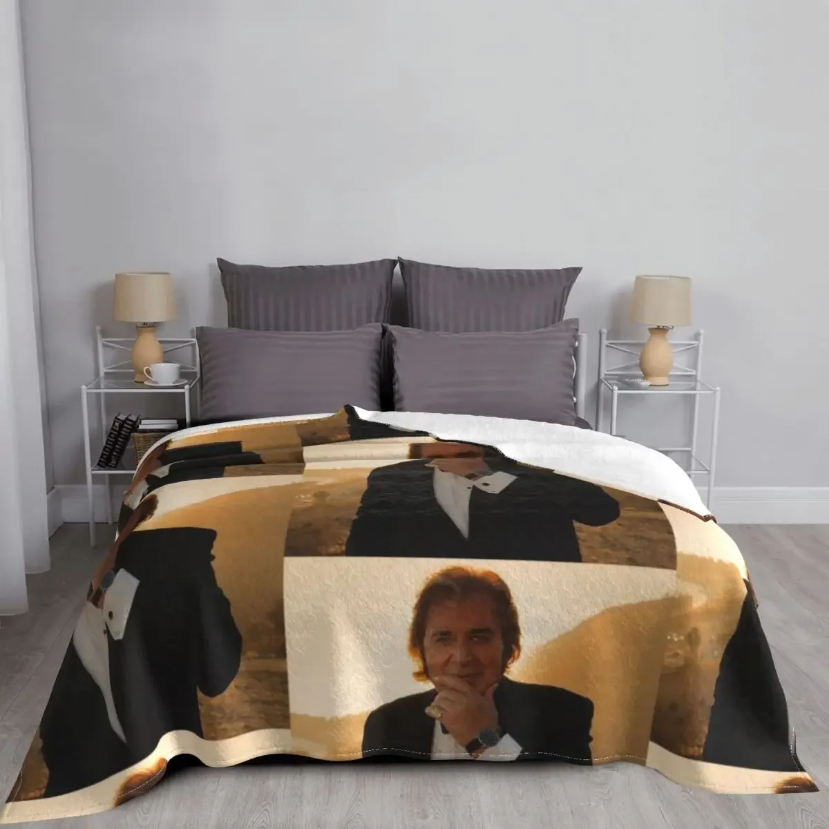 Мягкое Клетчатое одеяло для путешествий с эмблемой to Humperdinck zoni