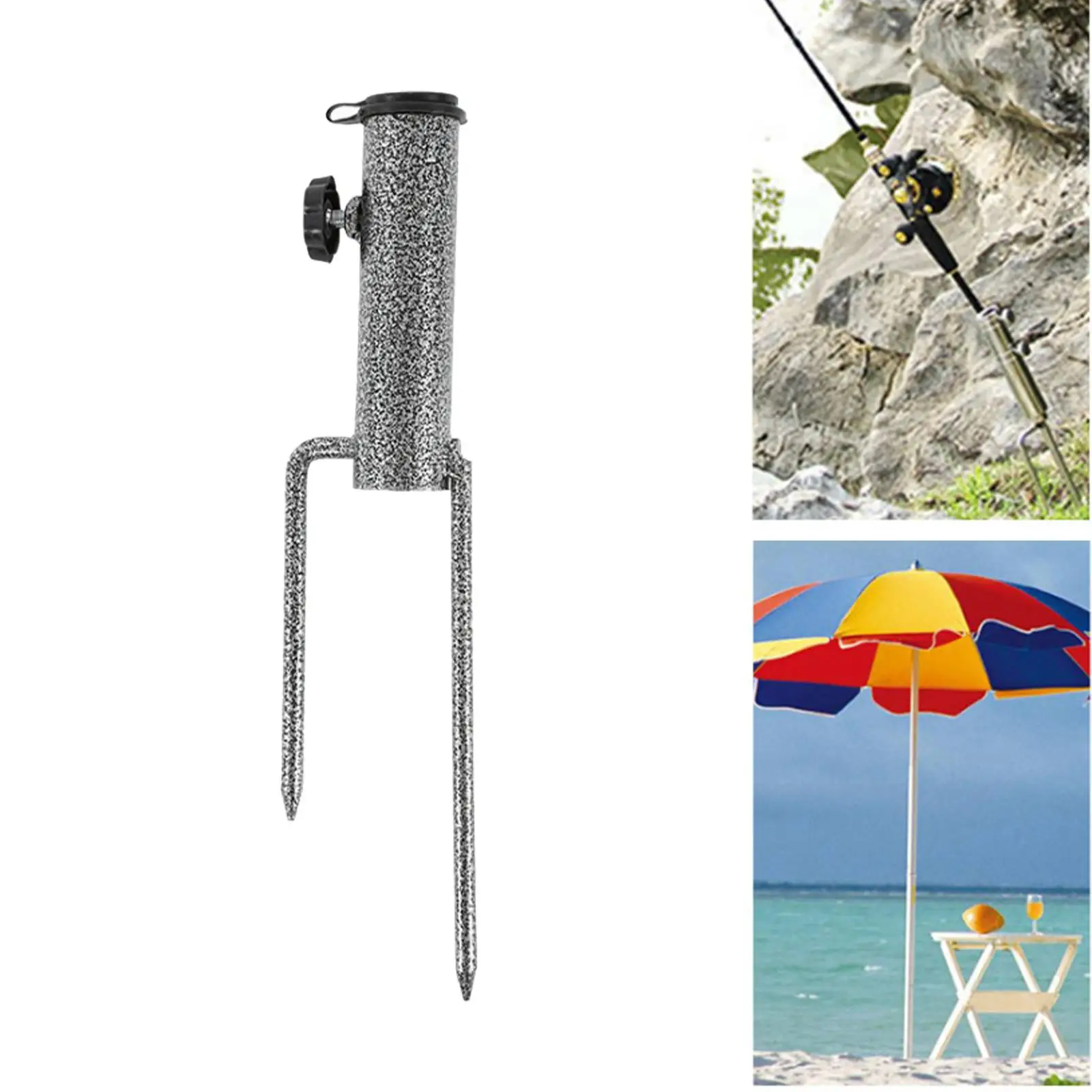 

1pc/2pcs Adjustable Patio Umbrella Base Stand Metal Heavy Duty Holder Outdoor Yard Beach Portable Market Table Umbrellas
