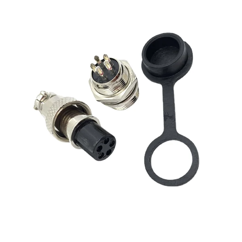 

m12 cable type aviation plug gx12 panel type connector 2-pin 3-pin 4-pin 5-pin 6-pin 7-pin