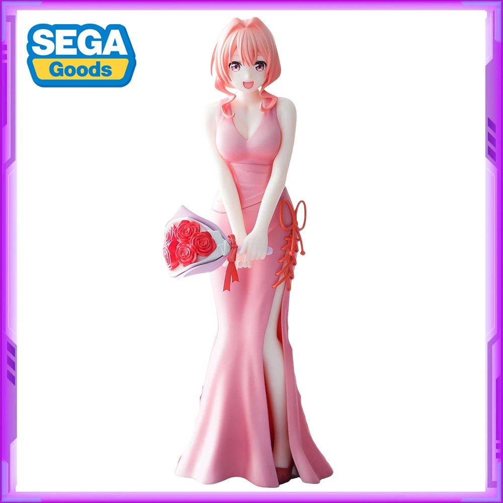 Оригинальный SEGA Luminasta Amagami-san Chi no Enmusubi Amagami Yuna ПВХ аниме-фигурки экшн-фигурки