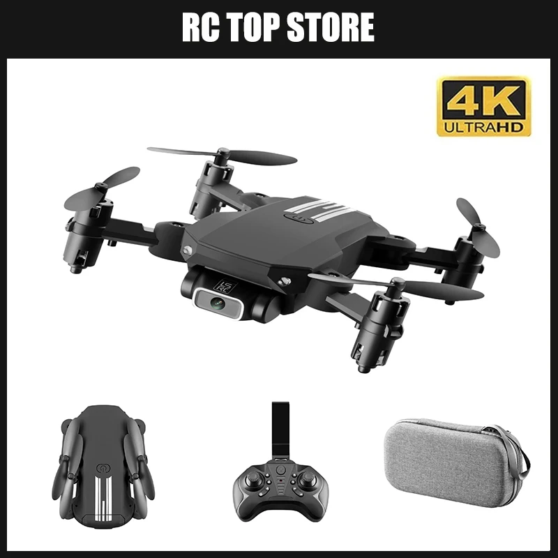 

Mini Drone LS-MIN 4K 1080P HD Camera WiFi FPV Air Pressure Altitude Hold Black Gray Foldable Quadcopter Profesional RC Dron