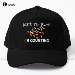 Don'T Talk To Me I'M Counting Pharmacy Pharmacist Funny Saying Baseball Cap Mens Hats Outdoor Simple Vintag Visor Casual Caps