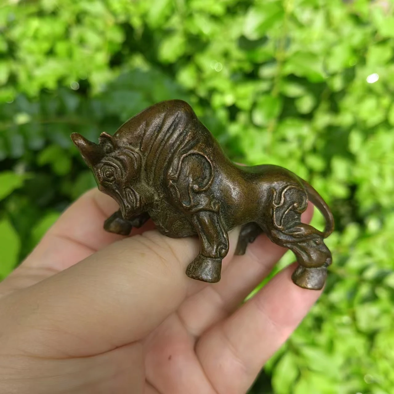 Статуэтка из красной меди для стены и улицы статуэтка латуни современный Декор