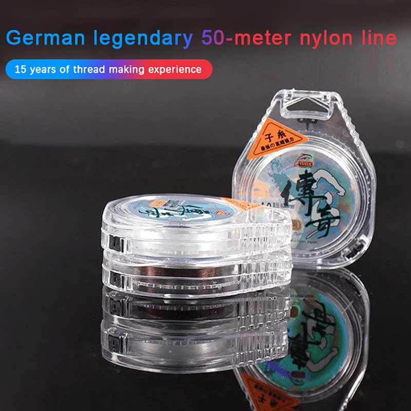 

50 Meters Of German Legend Nylon Line Original Silk Fishing Line Main Line Subline Fishing Line Fishing Line Angling Supplies