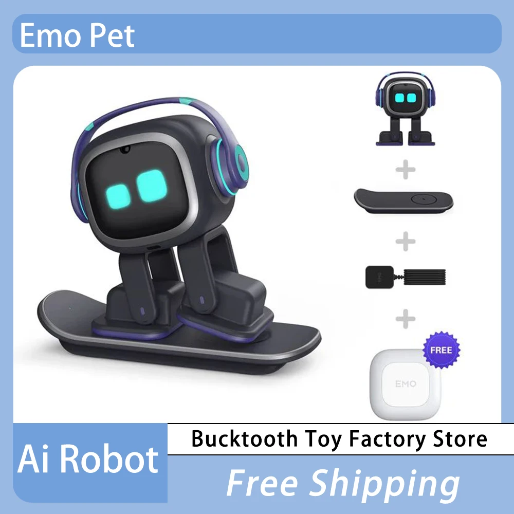 

Умный робот-питомец эмо, Интеллектуальный робот будущего с ии, голосовые электронные игрушки, настольный Компаньон-робот для творческих подарков детям