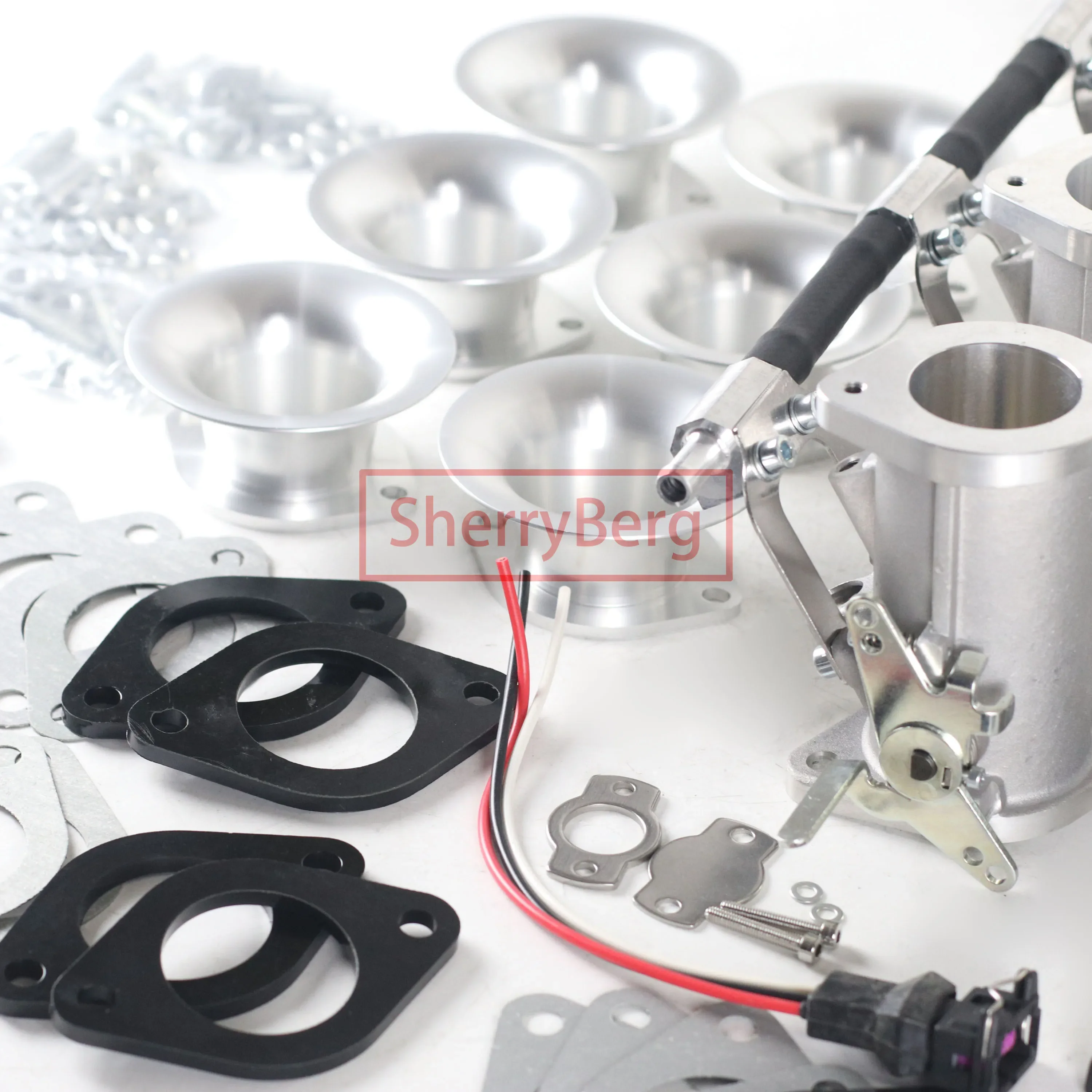 SherryBerg 3 корпуса дроссельной заслонки W Air Horn TPS базовые Топливные форсунки для Porsche