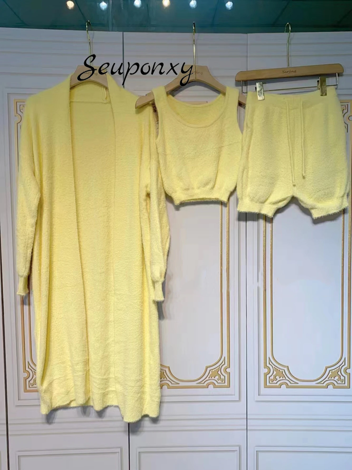 Высококачественный осенне-зимний Новый Модный женский облегающий трикотажный