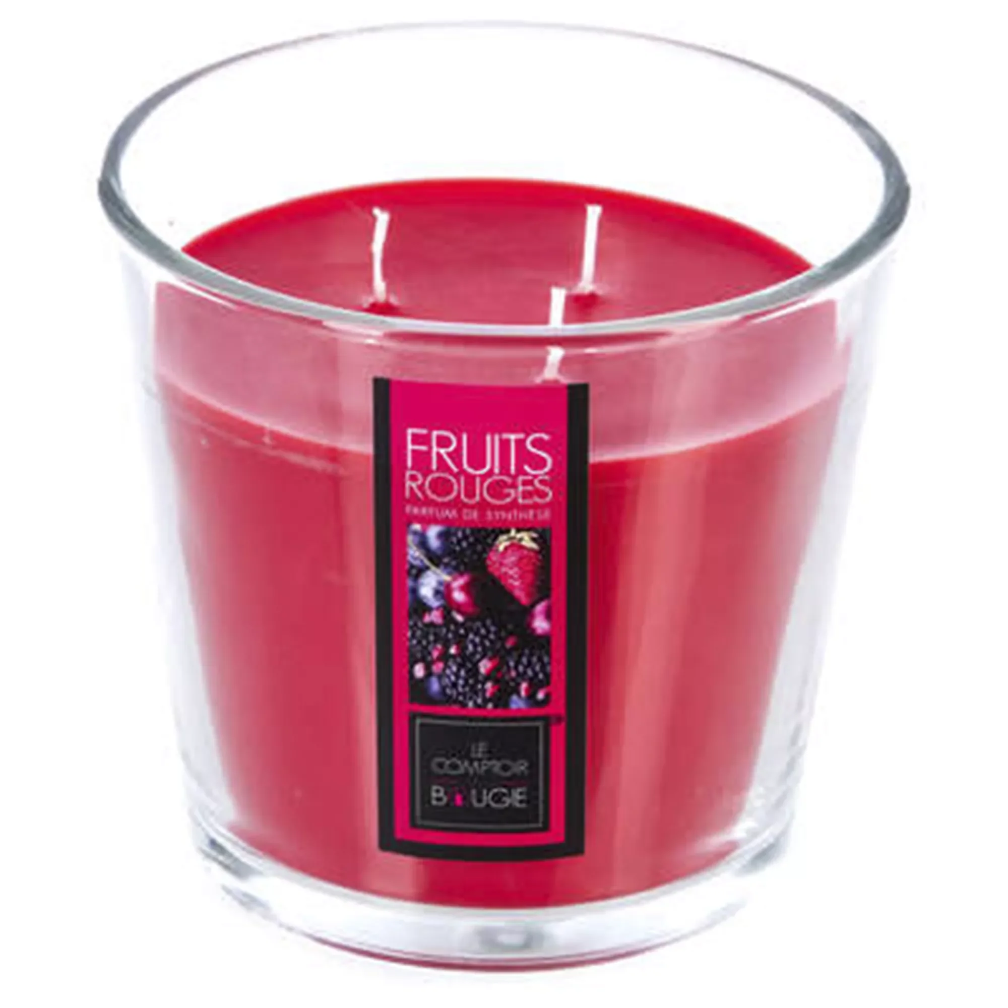 

NEW IN Scented Candle in red fruit cup D. 13,5 x H. 12,5 cm