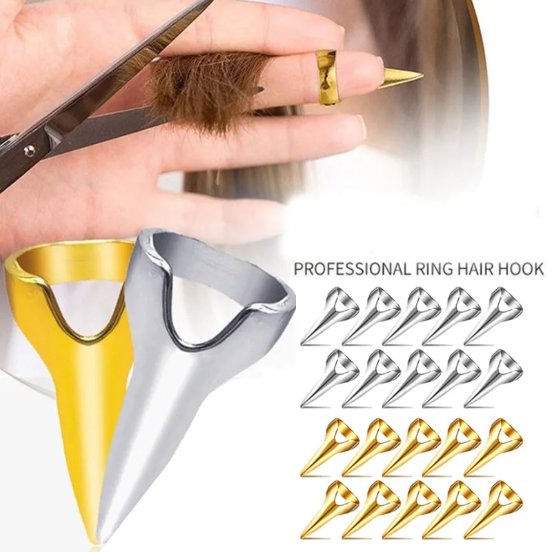 

10 шт., металлические разделительные кольца для волос