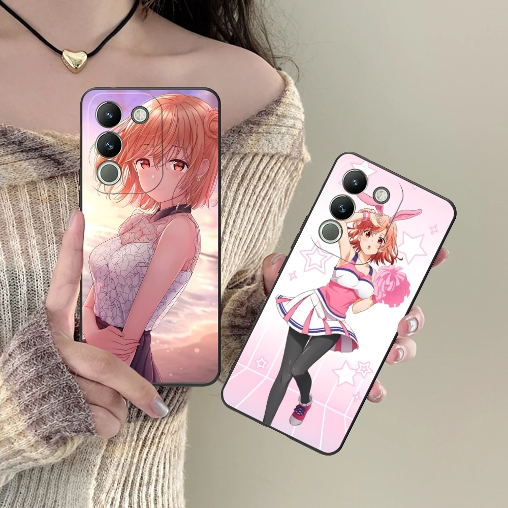Аниме Yuigahama Yui мобильный сотовый телефон женский для VIVO Y95 Y93 Y31 Y20 V19 V17 V15 Pro X60 NEX