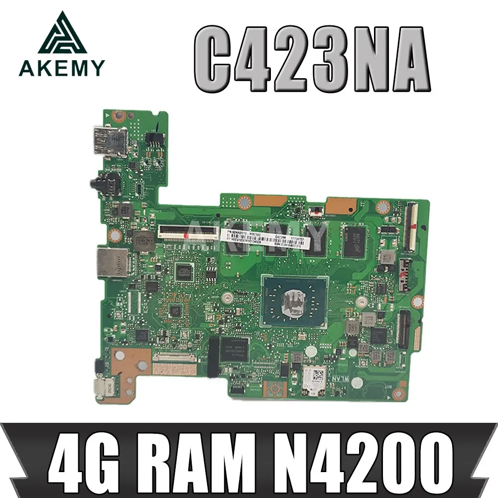 

90NX01Y0-R00031 C423NA 4G/N4200 32G-SSD Laptop motherboard For ASUS C423NA C423N Mainboard motherboard