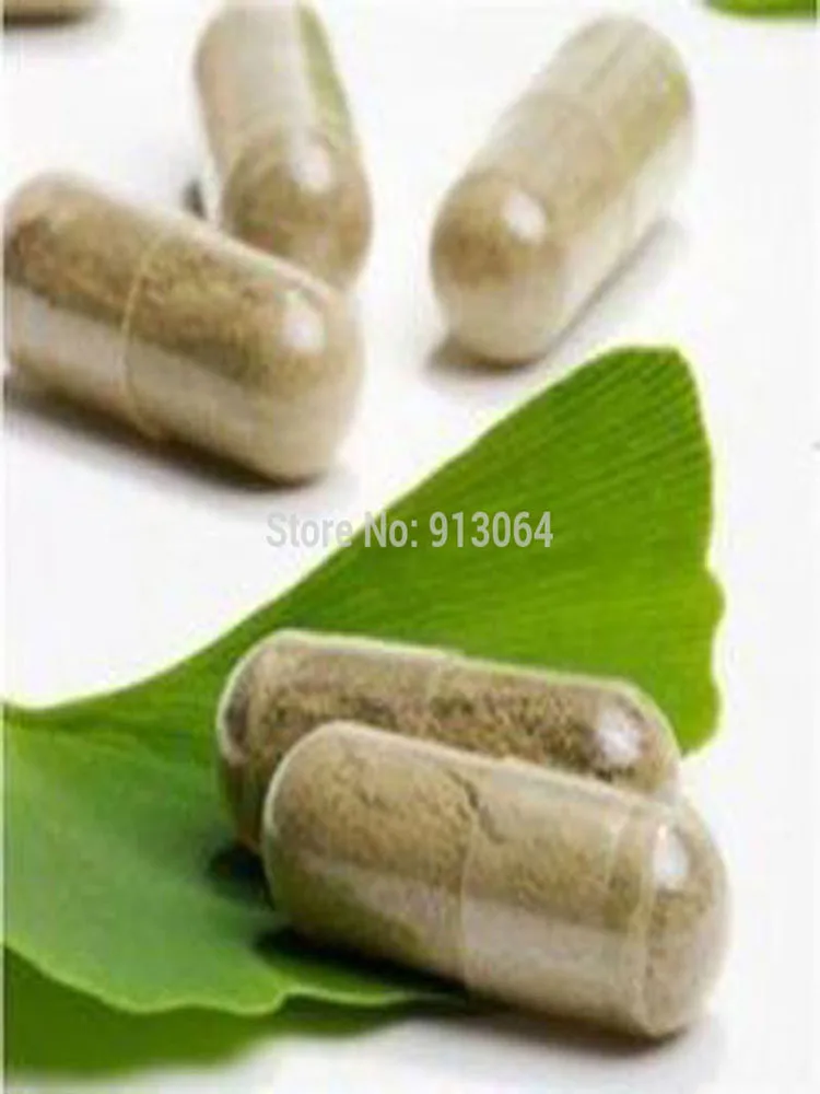 

Buy Three get one free100 capsules Organic Ginkgo Biloba Leaves Extract Powder capsule Natural Yinxing Wild Lower Blood Pressure