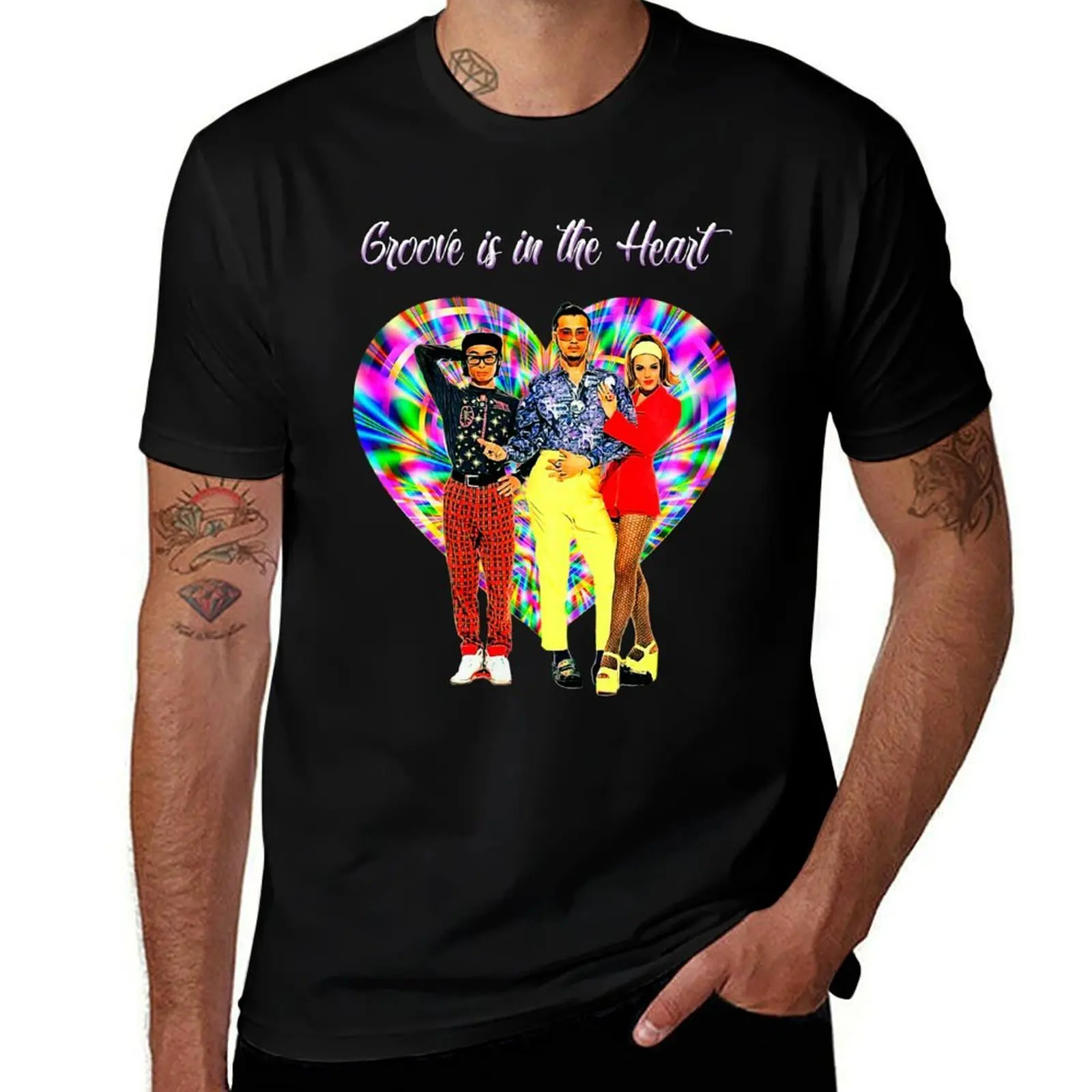 Фото Футболка Groove - is Heart the in T-Shirt, прочная рабочая футболка №1