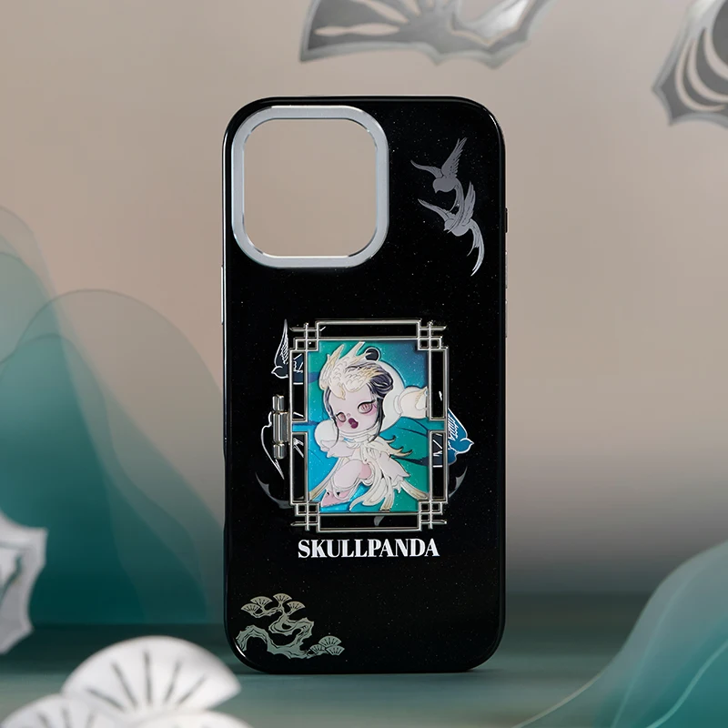 Фото Чехол для телефона POP MART SKULLPANDA The Mirage Series для iPhone 16 Pro/16 Pro Max №1