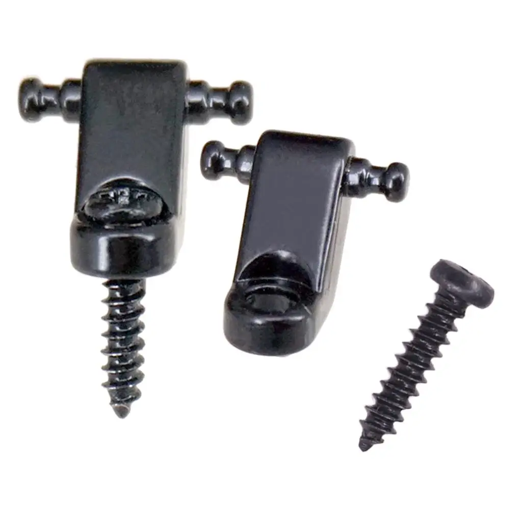 

Set of 2 Guitar String Retainer w/ Screws Instrument Electric Guitars Parts