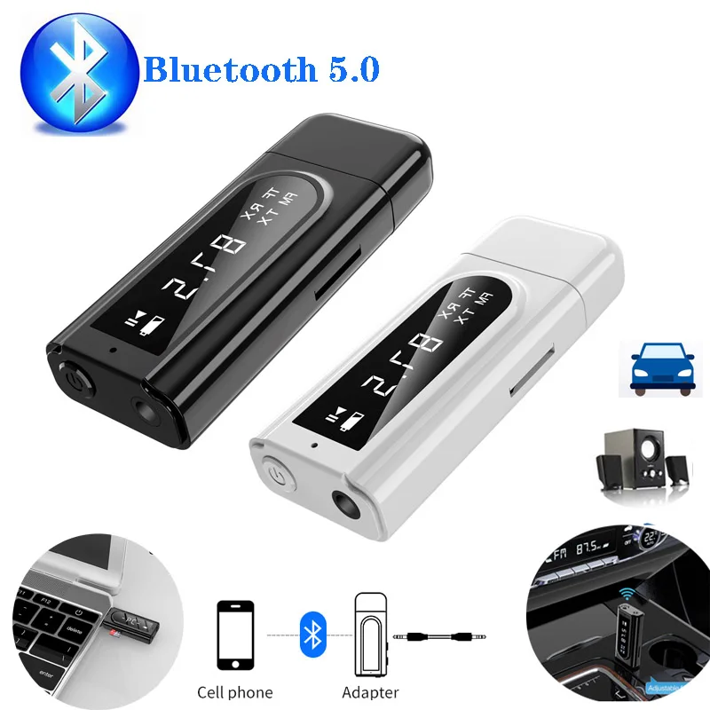 

USB автомобильный FM Bluetooth 5,0 приемник MP3 Play aux аудио двойной выход стерео передатчик адаптер для дома Стерео ТВ ПК телефон гарнитура автомобиль