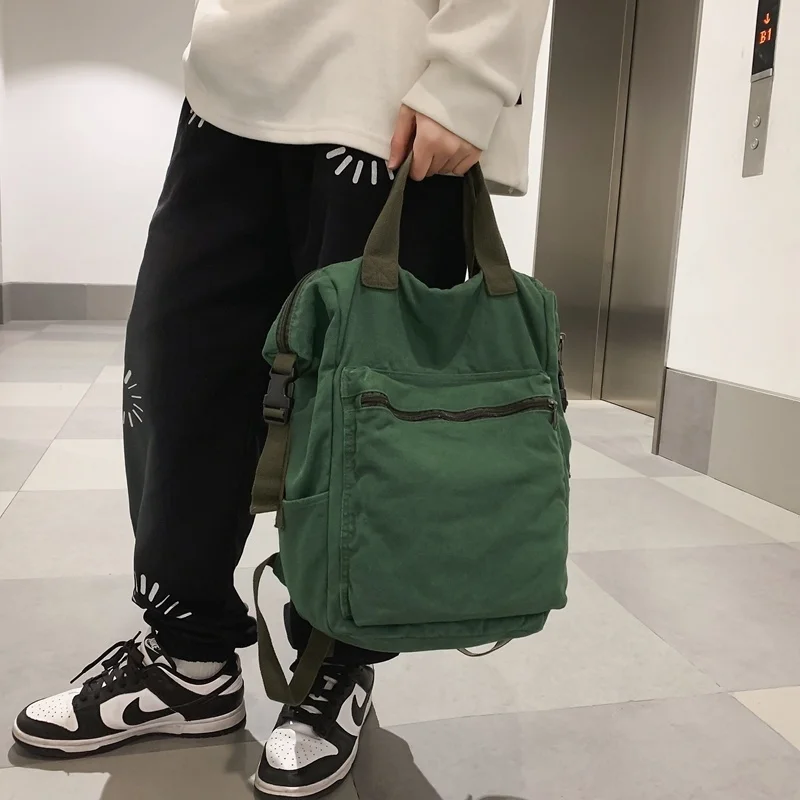 

Unisex Shoulder Backpack Casual Solid Color Hiking Backpack Outdoor Sport School Bag Large Capacity Travel Laptop Rucksack