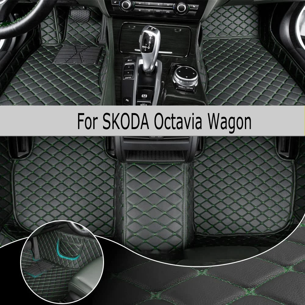 

Автомобильный напольный коврик HUTECRL для SKODA Octavia Wagon 2014-2019 года, Модернизированная версия, аксессуары для ног, ковры