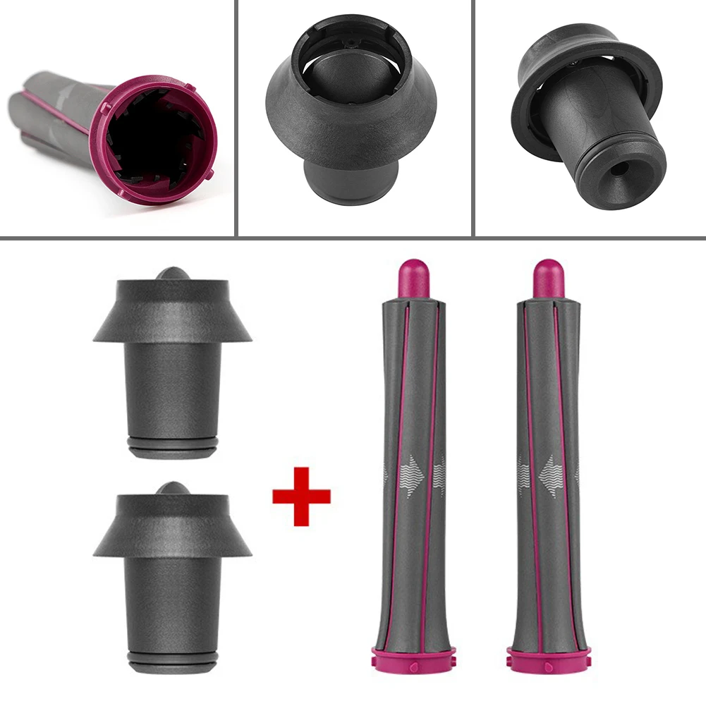 

4pcs Hair Curling Barrels And Adapters For Dyson Styler Accessories 30mm Volume And Shape Curling Hair Tool Replacement
