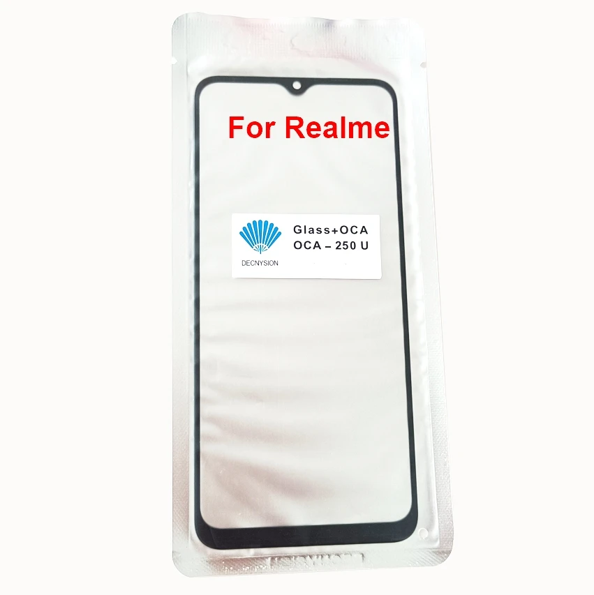 10 шт. для Realme 3 3i 5 5i 5s 6 6i 6s 7 7i 8 8i 8s 9 9i 5G GT Neo 2 Narzo 20 30A 30 Pro переднее Сенсорное стекло