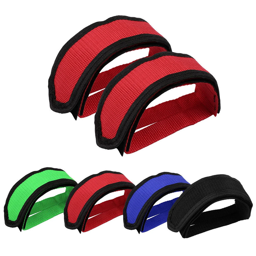 

2pcs Bicycle Pedal Straps Toe Clip Strap Belt Adhesivel Bike Pedal Tape For The Feet Fixed Gear Cycling Fixie Cover 4 Colors