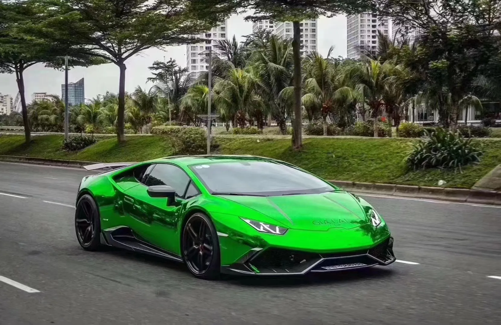 MSY LP610 LP580 Передняя губа из углеродного волокна боковая юбка задний диффузор