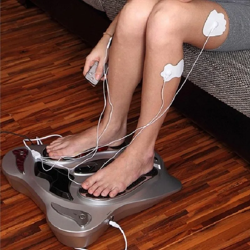 

Foot reflexology electronic pulse feet massager electro magnetic wave foot massager with infrared heating