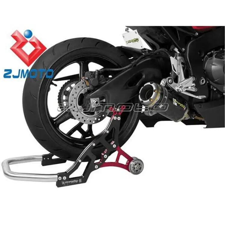 Фото ZJMOTO Swingarm поворотный рычаг вилки поворотная вилка задняя подвеска подъемник мотоцикла задняя подставка как TBR S1 Pro подставка для спортивного велосипеда №1