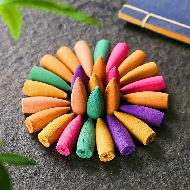 Смешанные Ароматические конические благовония водопад и дым с обратным потоком