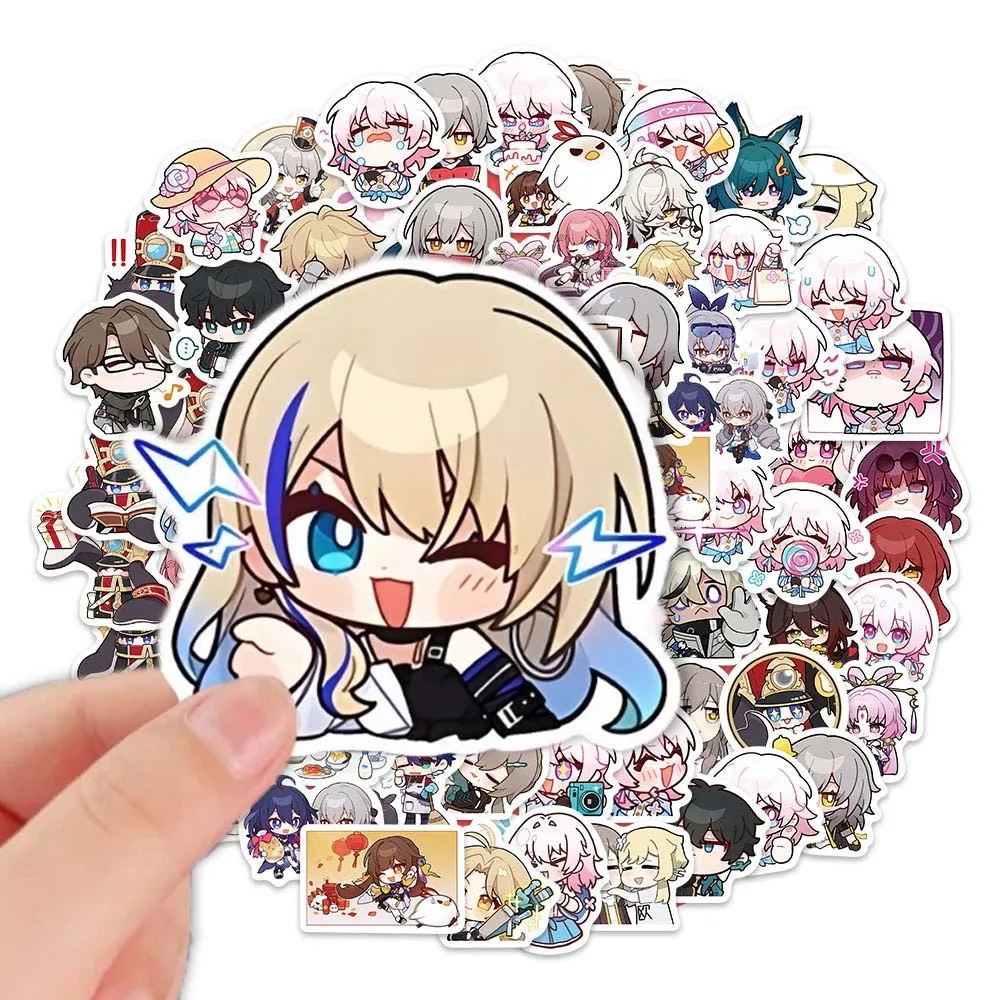 

10/80pcs Cartoon Anime Game Honkai Star Rail Stickers Pack Graffiti Decals for Kids Scrapbooking Luggage Laptop Skateboard Phone