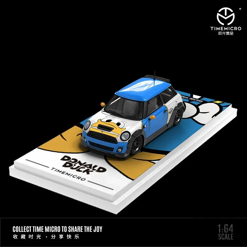 Литая под давлением модель автомобиля Time Micro 1:64 MINI COOPER Duck Limited99