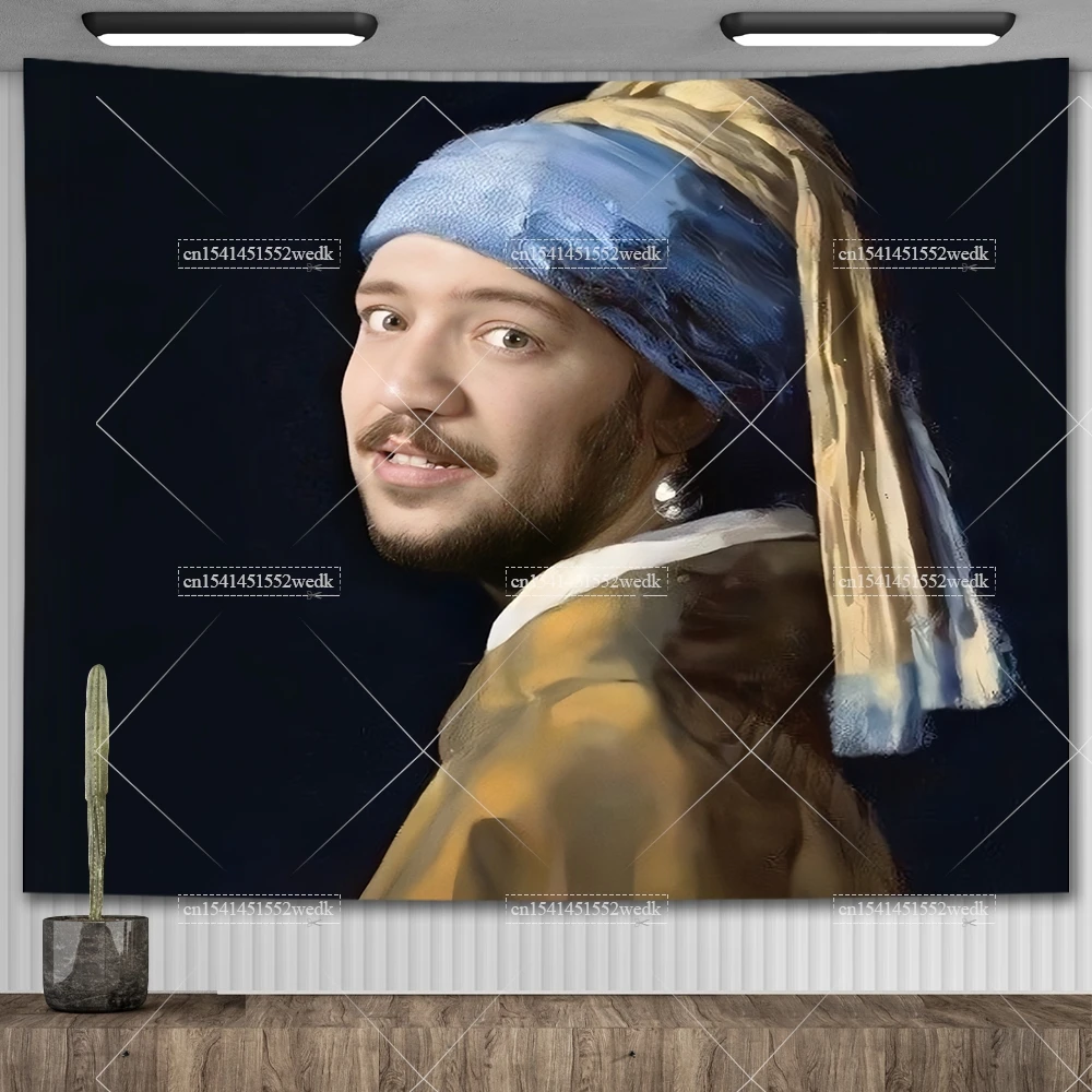 Sal Vulcano Meme флаги настенный гобелен забавные непрактичные шутки эстетический