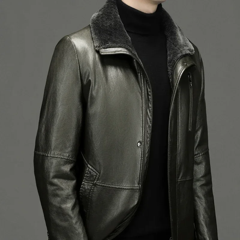 Новая зимняя мужская одежда из искусственного берберского флиса