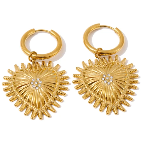 Серьги-капельки Yhpup из нержавеющей стали