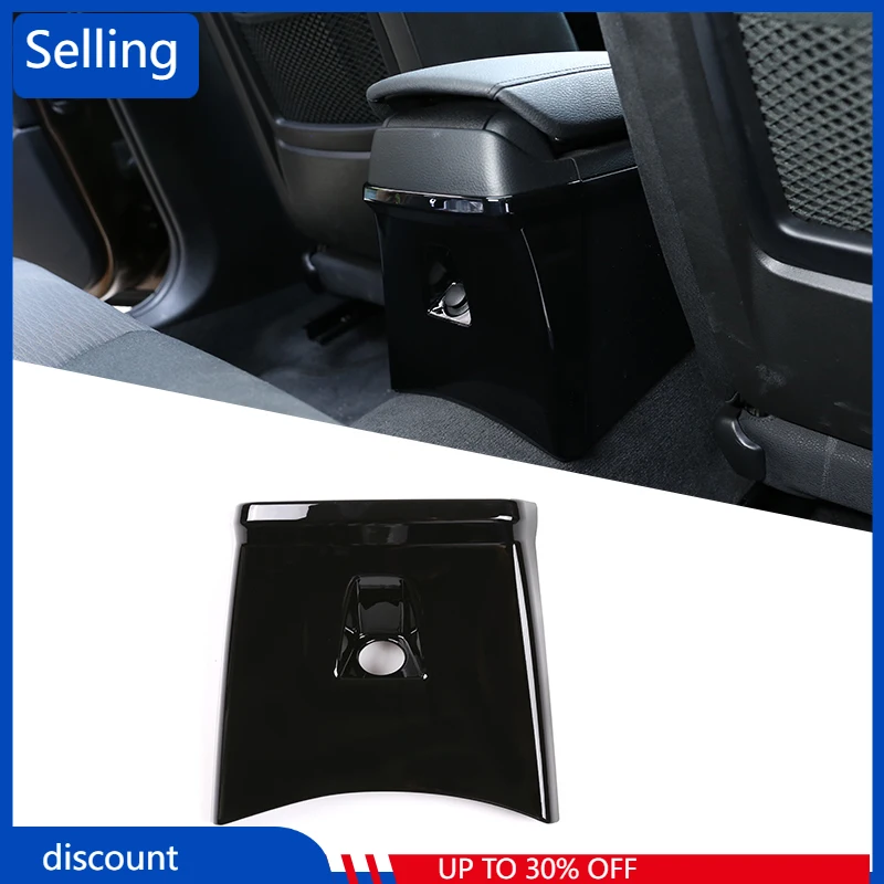 

Глянцевая черная углеволоконная Серебристая хромированная ABS-пластика для BMW X1 E84 2011-2015, автомобильные аксессуары, задняя противоскользящая панель с быстрой отделкой, 1 шт.