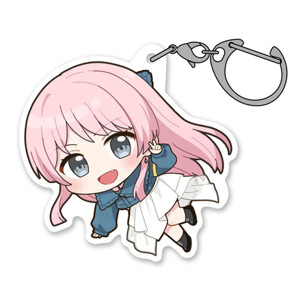 Фото Акриловый брелок BanG Dream! Это MyGO! Забавный мультяшный брелок-подвеска для сумки, креативный шарм для школьного рюкзака, брелок для ключей от машины, подарок для друга №3