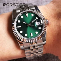 2022 new porstier 39mm mens nh35 automatic mechanical watches sapphire men stainless steel watch 20bar waterproof reloj hombre