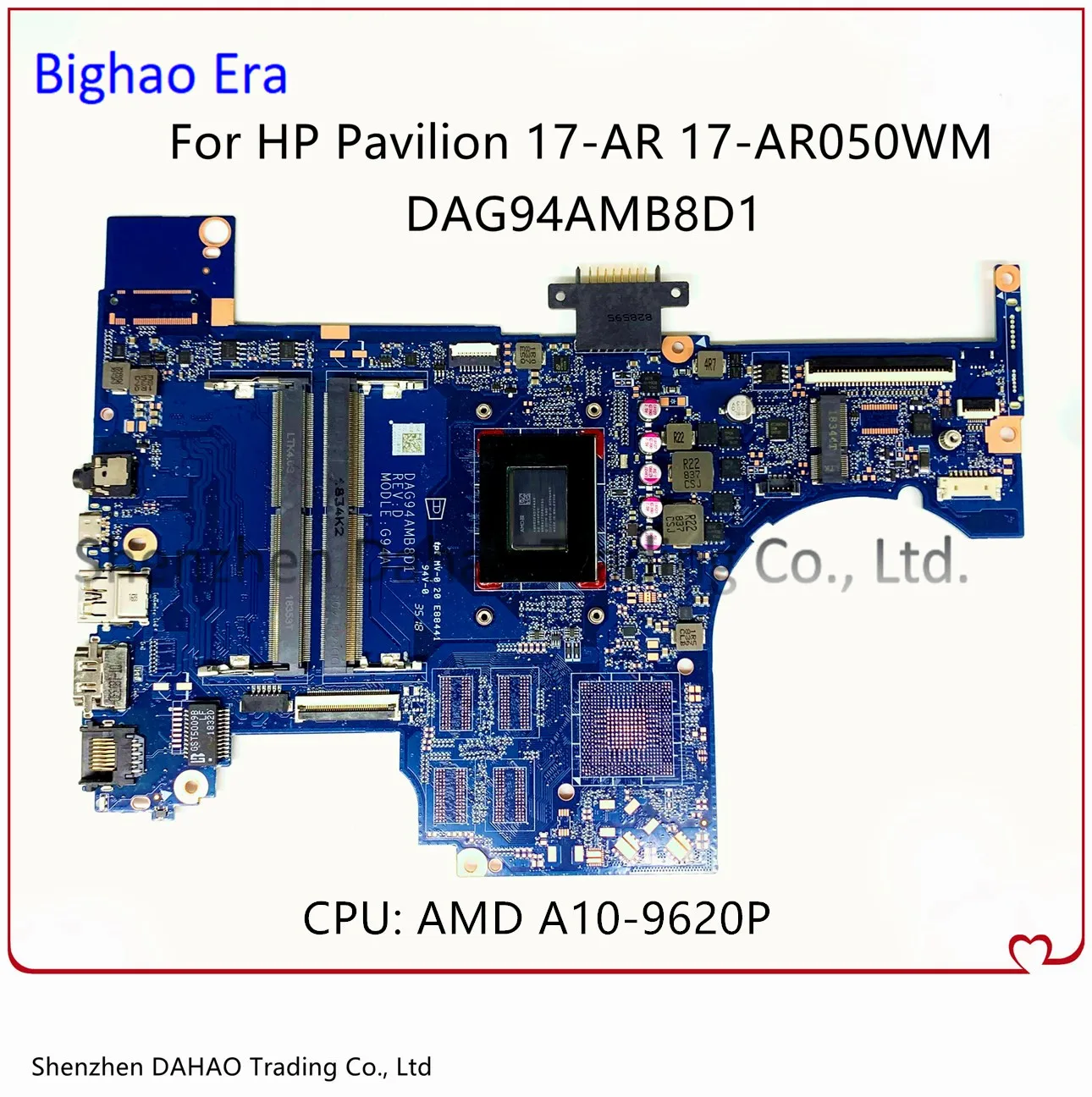 

Материнская плата для ноутбука HP Pavilion 17-AR 17Z-AR 17-AR050WM DAG94AMB8D1 MB с фонариком DDR4 100% 931727-601 931727-001