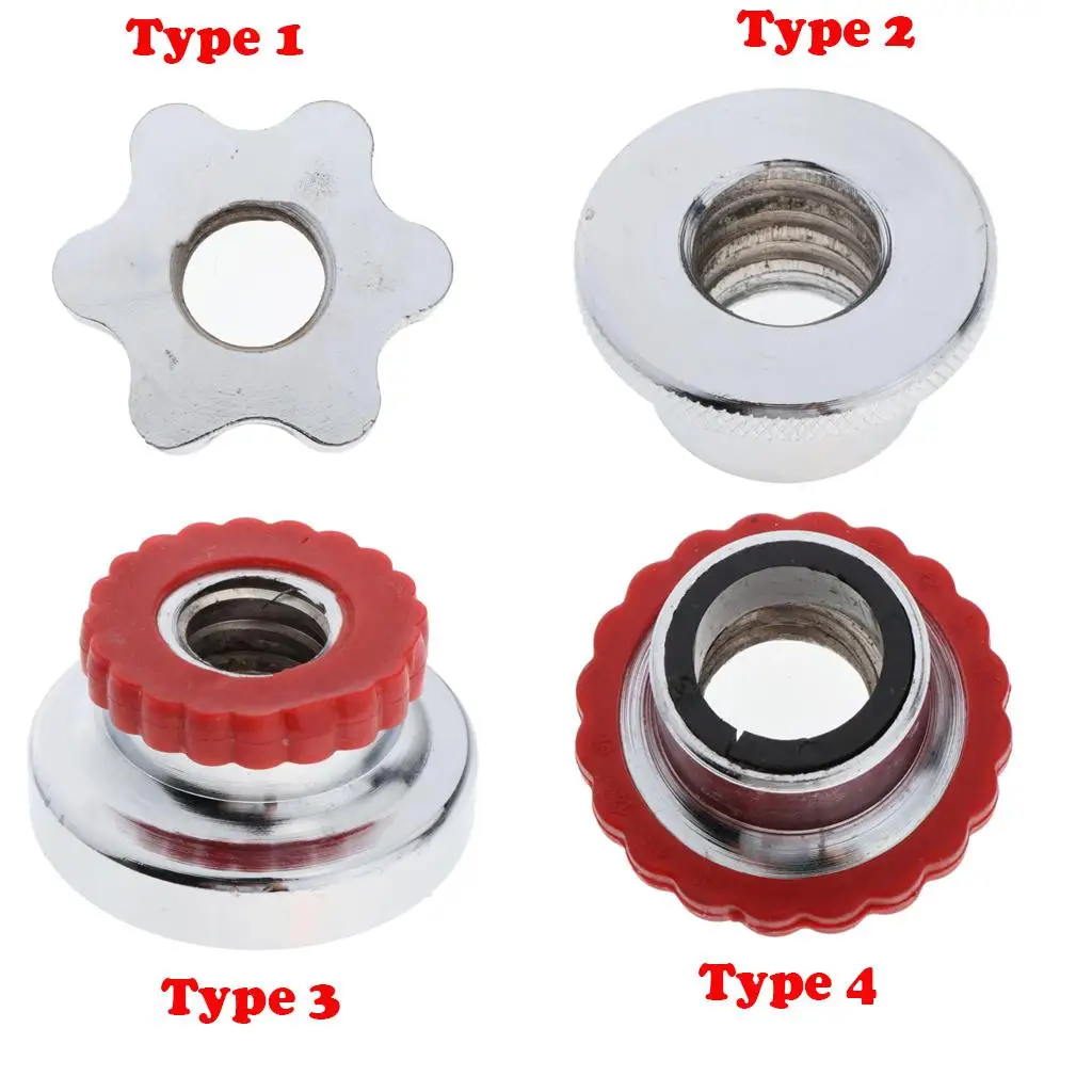 

25mm Barbell Lock Gym Dumbbell Collar Screw Clips Clamps Hex Nut Attachment Barbells Parts