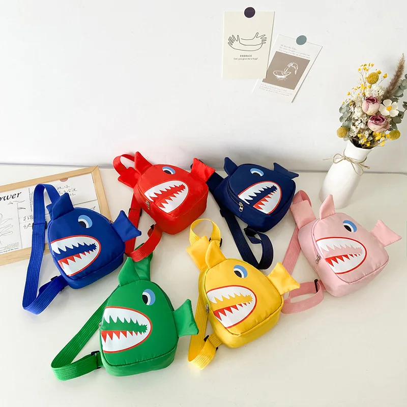 Новая детская нагрудная сумка с косым крестом мультяшная милым животным принтом