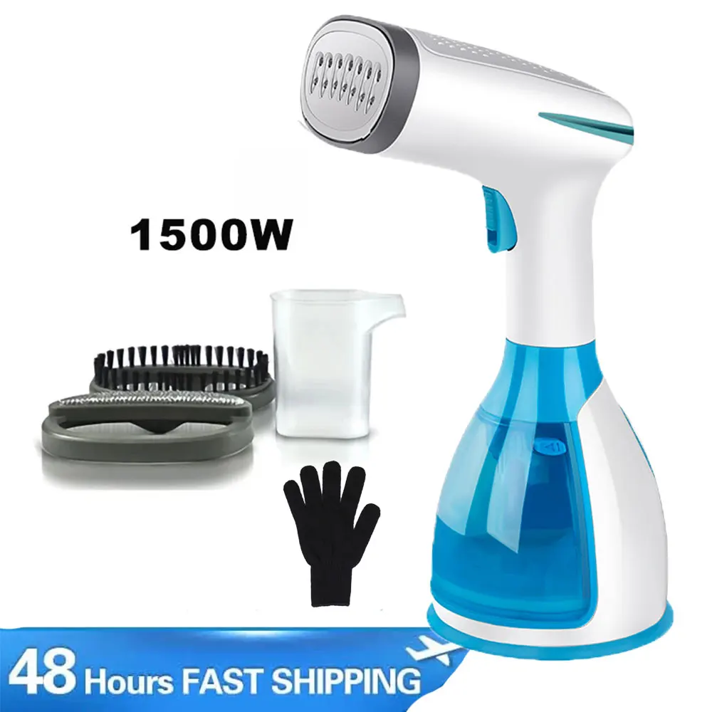 

Steam Iron Garment Steamer Handheld Fabric 1500W Travel Vertical Mini Portable Travelling For Clothes Ironing Home Appliances