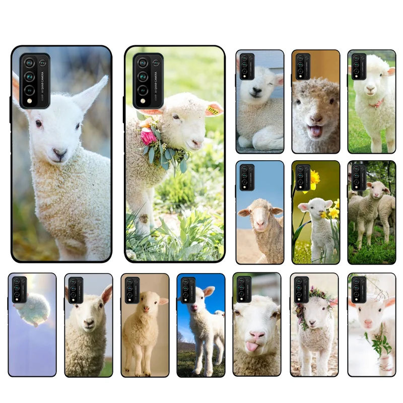 

lamb Sheep Phone Case for Huawei Honor 50 10X Lite 20 7A 7C 8X 9X Pro 9A 8A 8S 9S 10i 20S 20lite 7X 10 lite