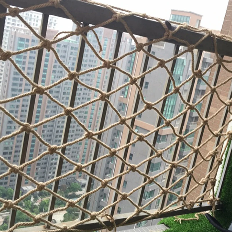 Винтажная сетчатая веревка из сизаля Ранняя сетка Детская для скалолазания