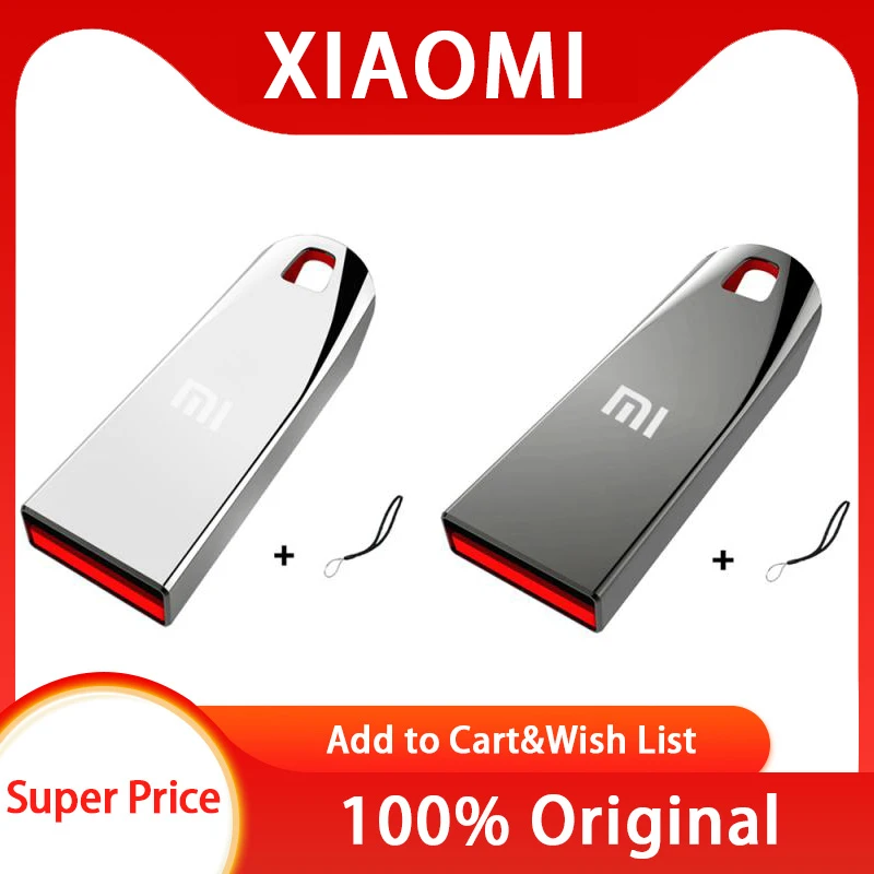 Original xiaomi Ultra Shift USB 3.0 Flash Disk 128GB 512GB 1TB 2TB Mini Key Pendrive Black Flash Drive Memory Stick For Computer