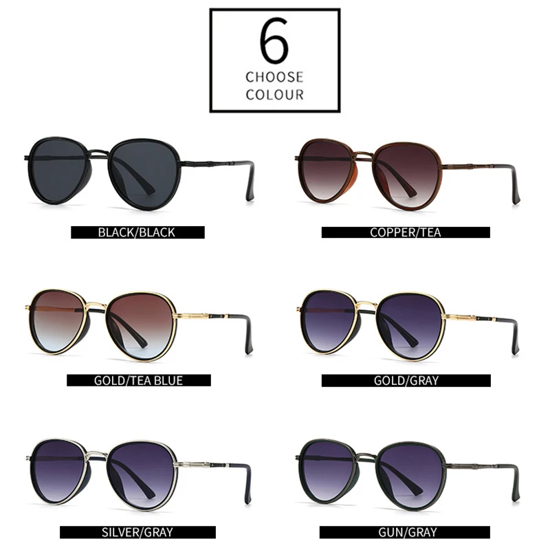 Солнцезащитные очки в стиле ретро SHAUNA