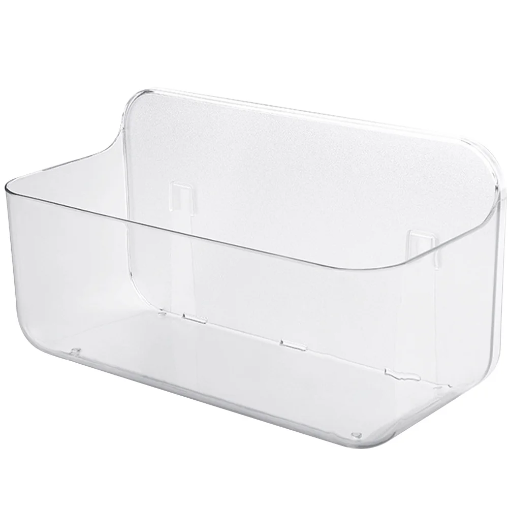 

Wall Shelf Mounted Shelves Storage Bathroom Stand Frame Seasoning Rack Kitchen Toilet Plastic Hanging Tray