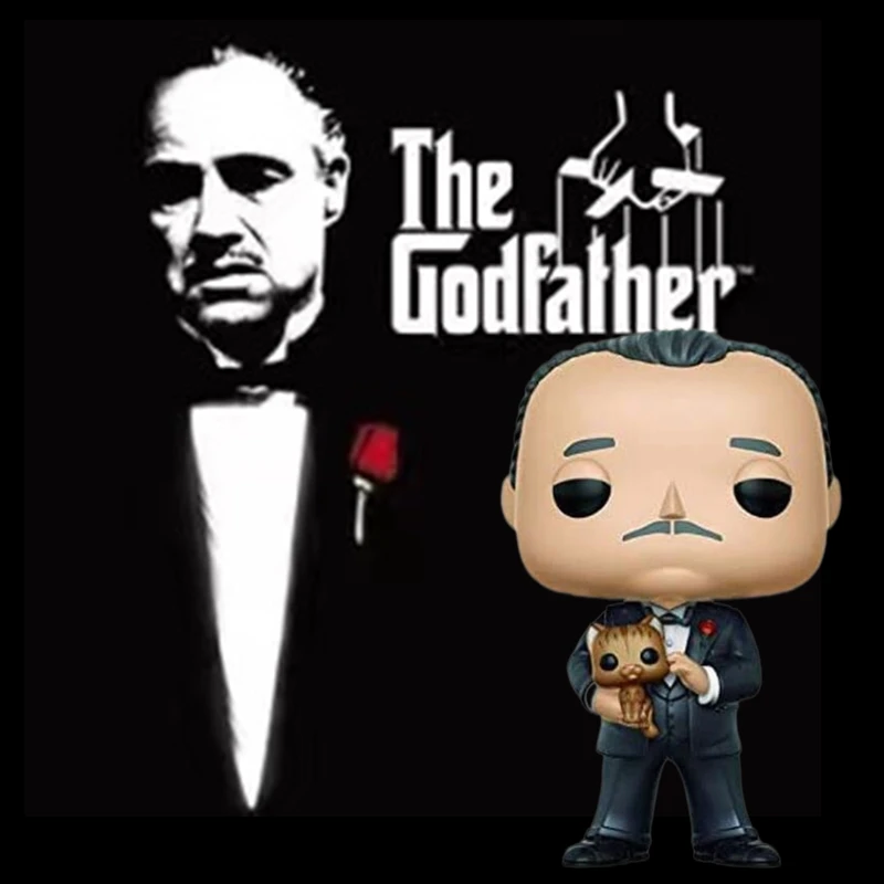 

Movie The Godfather Vito Corleone Vinyl Figure Model Toys